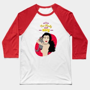 Cat Lady Baseball T-Shirt